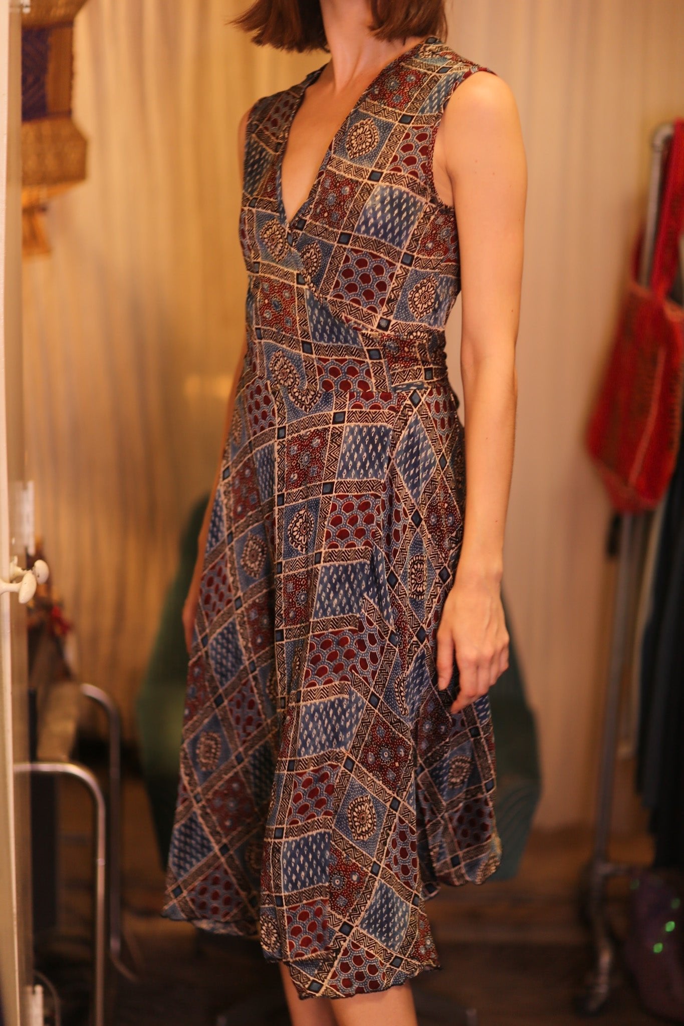 WRAP SILK DRESS GABRIELE KAWAREI - MOMO STUDIO BERLIN - Berlin Concept Store - sustainable & ethical fashion