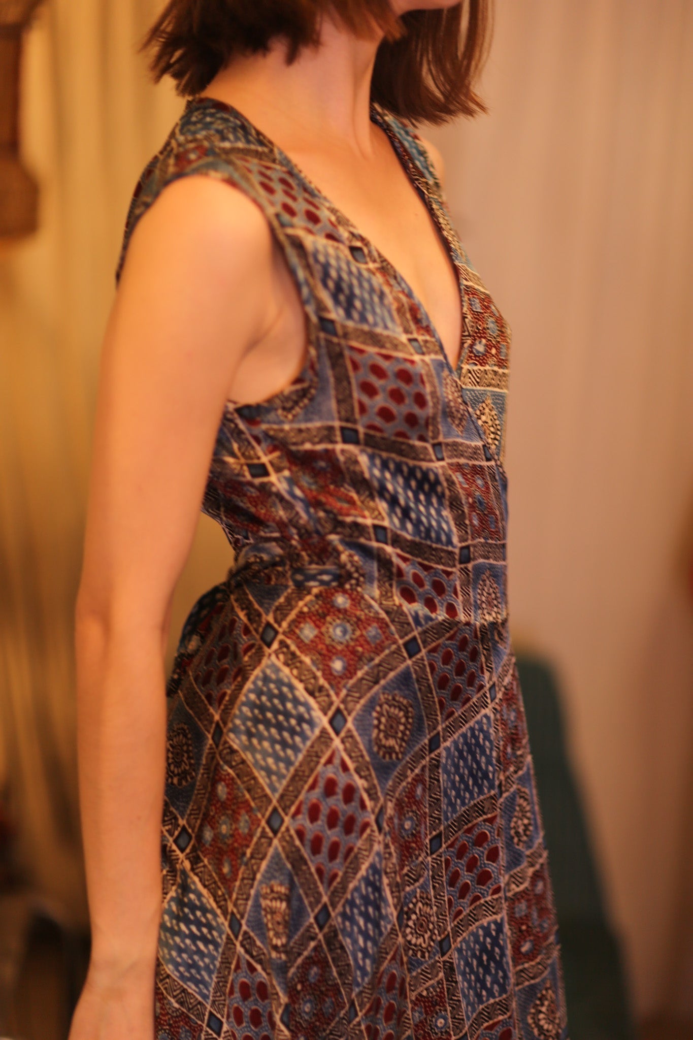 WRAP SILK DRESS GABRIELE KAWAREI - MOMO STUDIO BERLIN - Berlin Concept Store - sustainable & ethical fashion