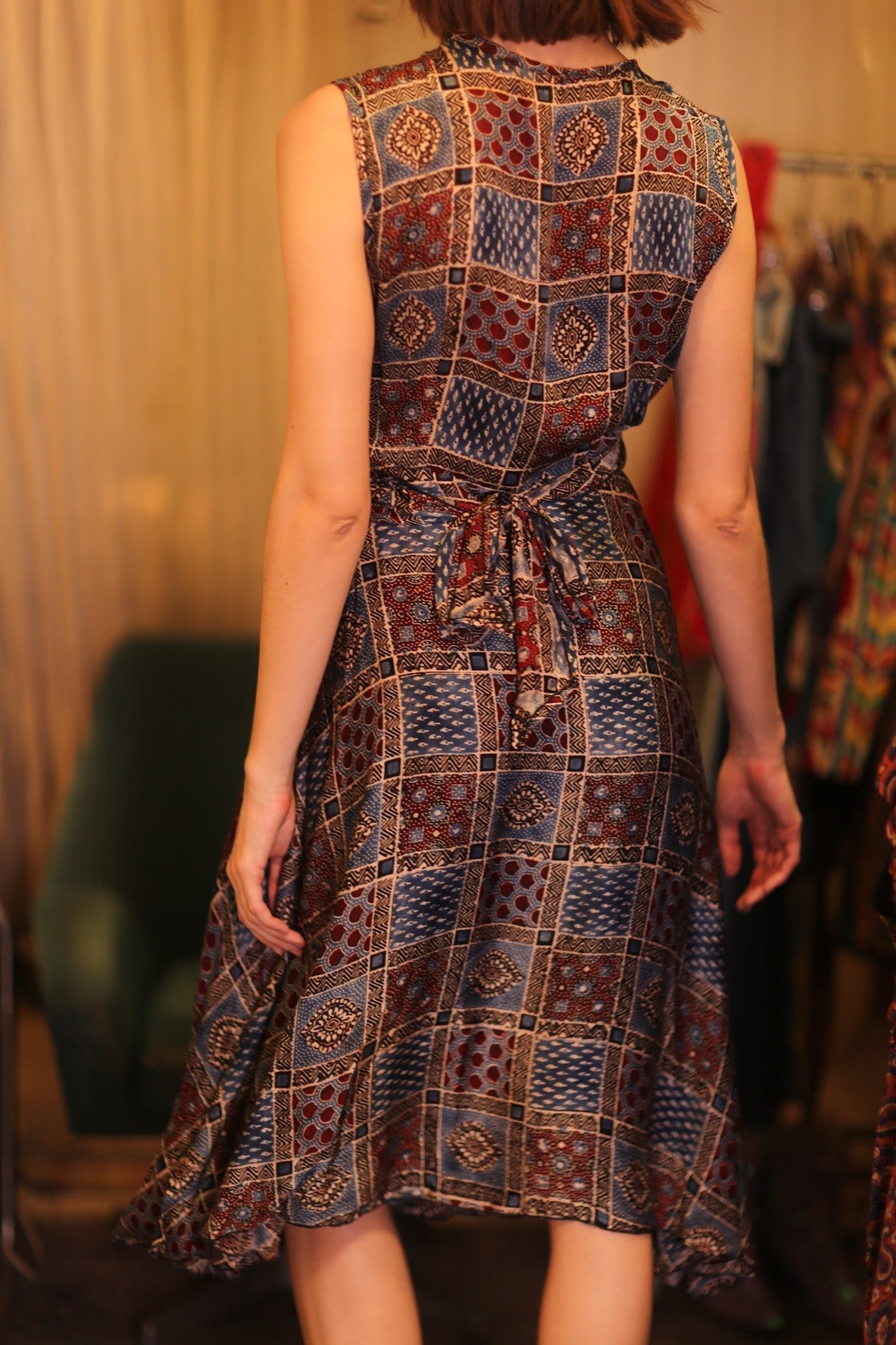 WRAP SILK DRESS GABRIELE KAWAREI - MOMO STUDIO BERLIN - Berlin Concept Store - sustainable & ethical fashion