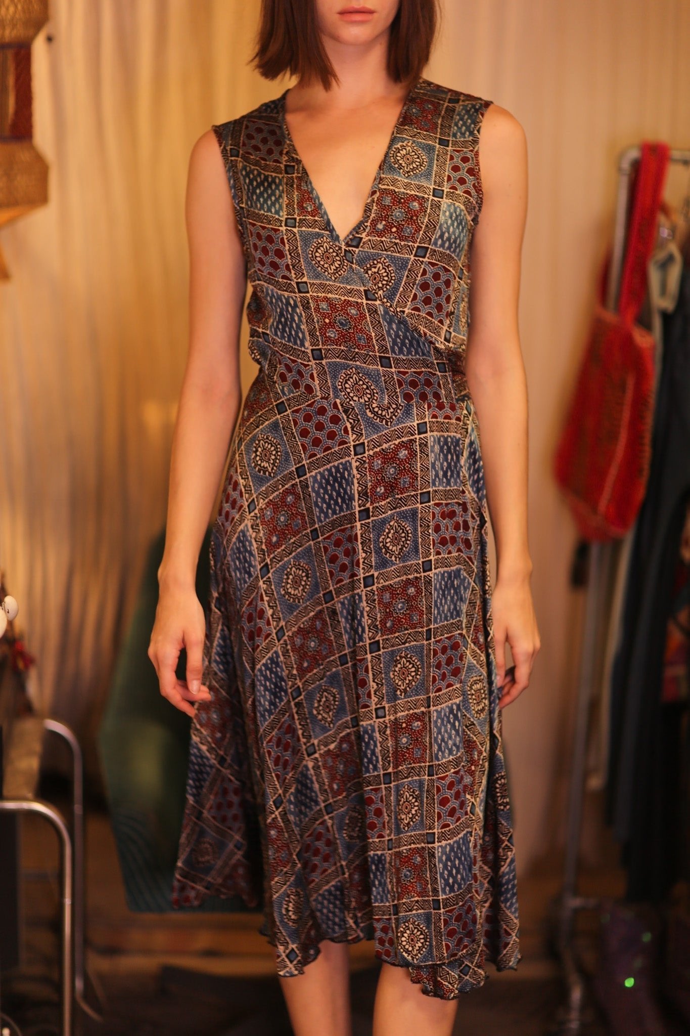 WRAP SILK DRESS GABRIELE KAWAREI - MOMO STUDIO BERLIN - Berlin Concept Store - sustainable & ethical fashion