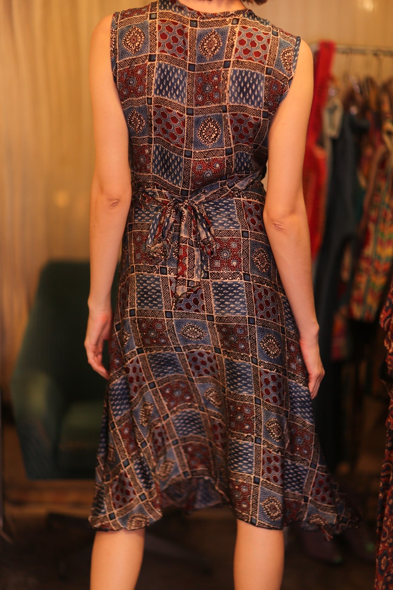 WRAP SILK DRESS GABRIELE KAWAREI - MOMO STUDIO BERLIN - Berlin Concept Store - sustainable & ethical fashion
