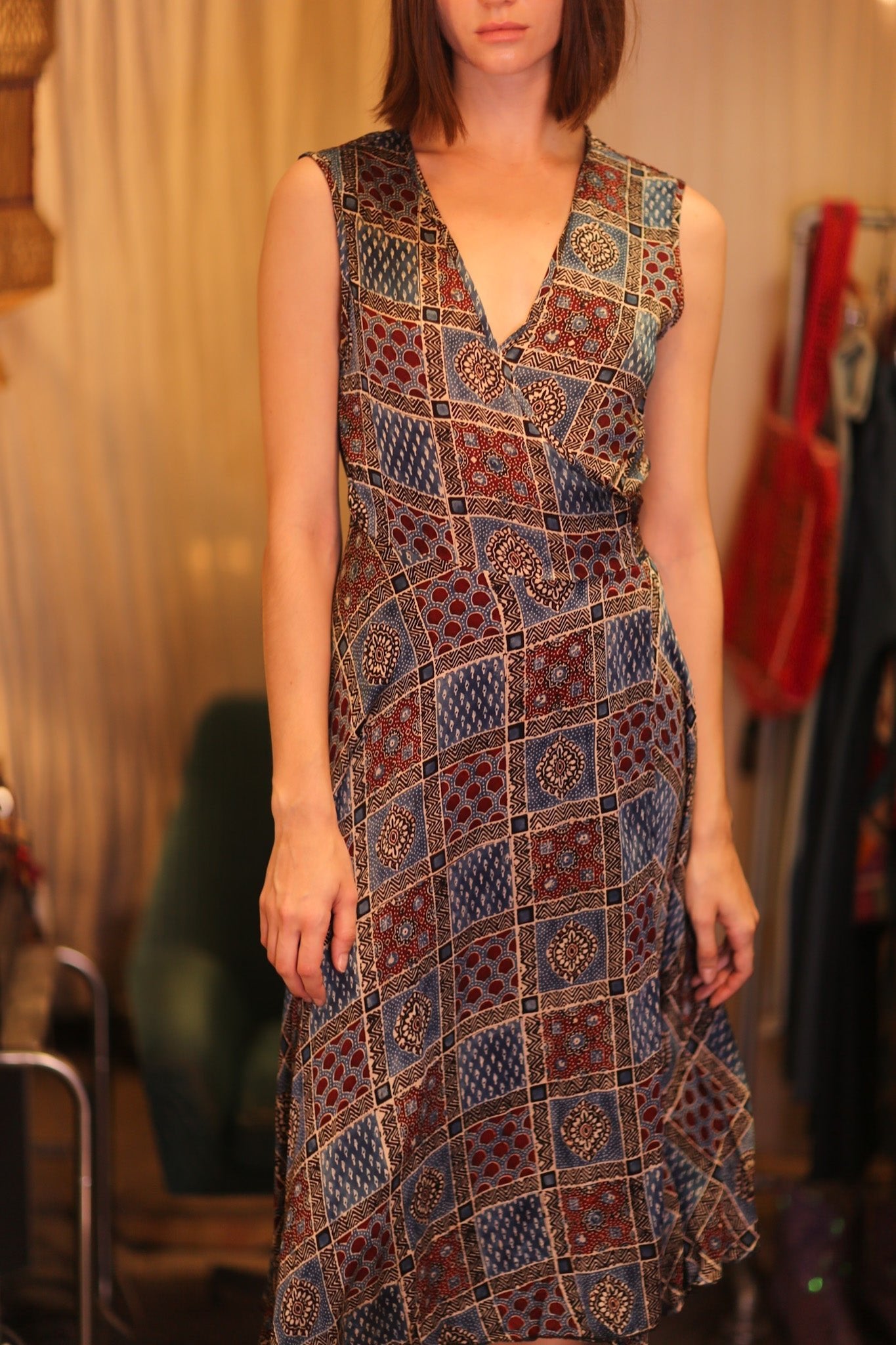 WRAP SILK DRESS GABRIELE KAWAREI - MOMO STUDIO BERLIN - Berlin Concept Store - sustainable & ethical fashion