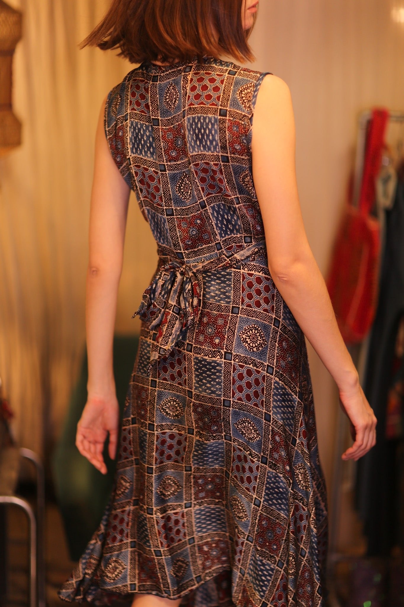 WRAP SILK DRESS GABRIELE KAWAREI - MOMO STUDIO BERLIN - Berlin Concept Store - sustainable & ethical fashion