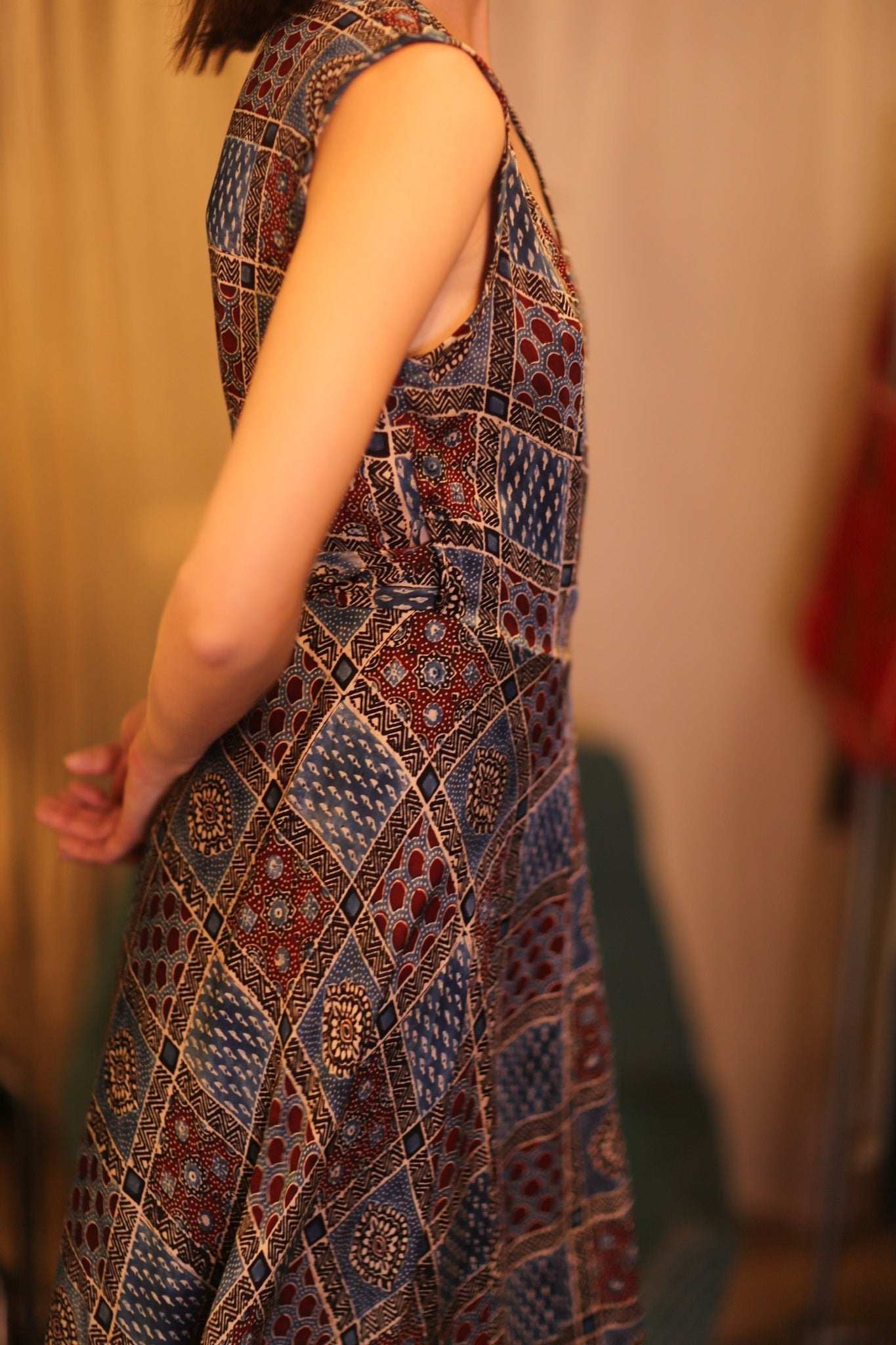WRAP SILK DRESS GABRIELE KAWAREI - MOMO STUDIO BERLIN - Berlin Concept Store - sustainable & ethical fashion