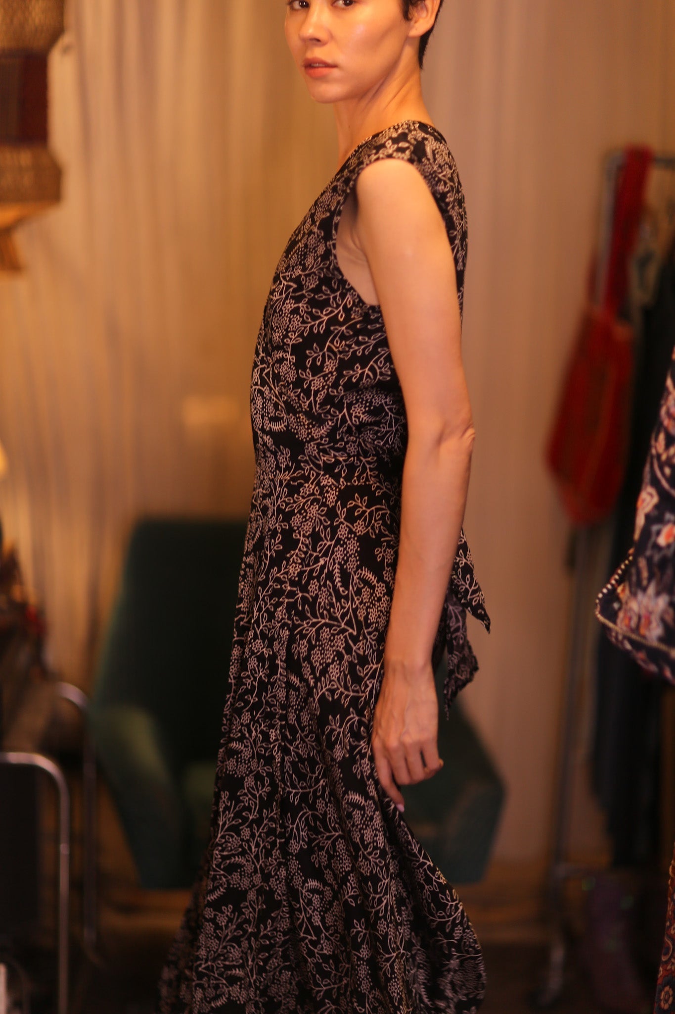 WRAP SILK DRESS GABRIELE SWEN - MOMO STUDIO BERLIN - Berlin Concept Store - sustainable & ethical fashion