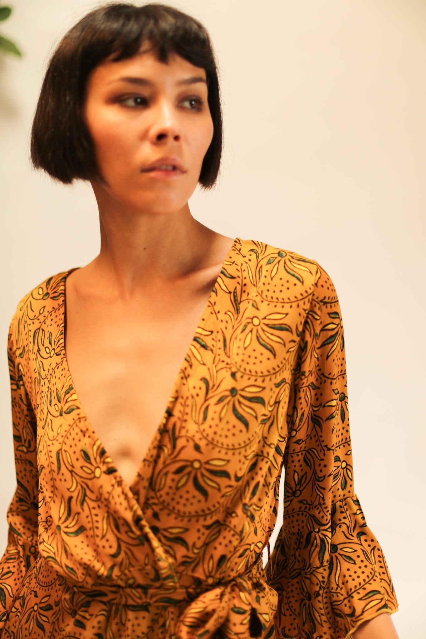 WRAP SILK DRESS KIMONO DAGMARA - MOMO STUDIO BERLIN - Berlin Concept Store - sustainable & ethical fashion