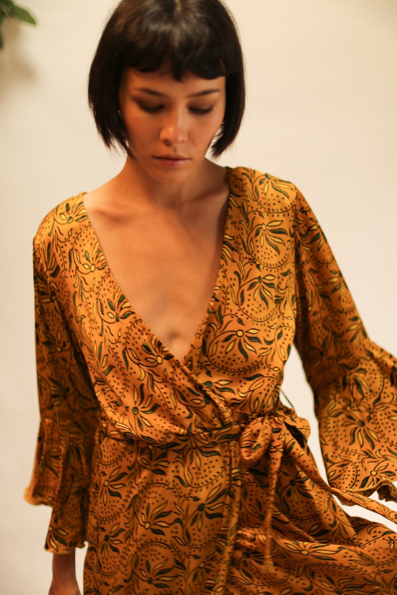 WRAP SILK DRESS KIMONO DAGMARA - MOMO STUDIO BERLIN - Berlin Concept Store - sustainable & ethical fashion