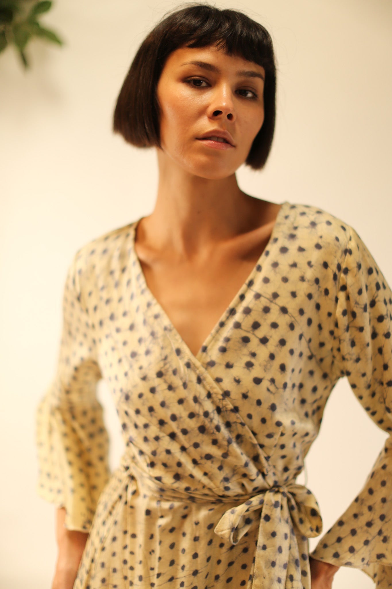 WRAP SILK DRESS KIMONO DAGMARA - MOMO STUDIO BERLIN - Berlin Concept Store - sustainable & ethical fashion