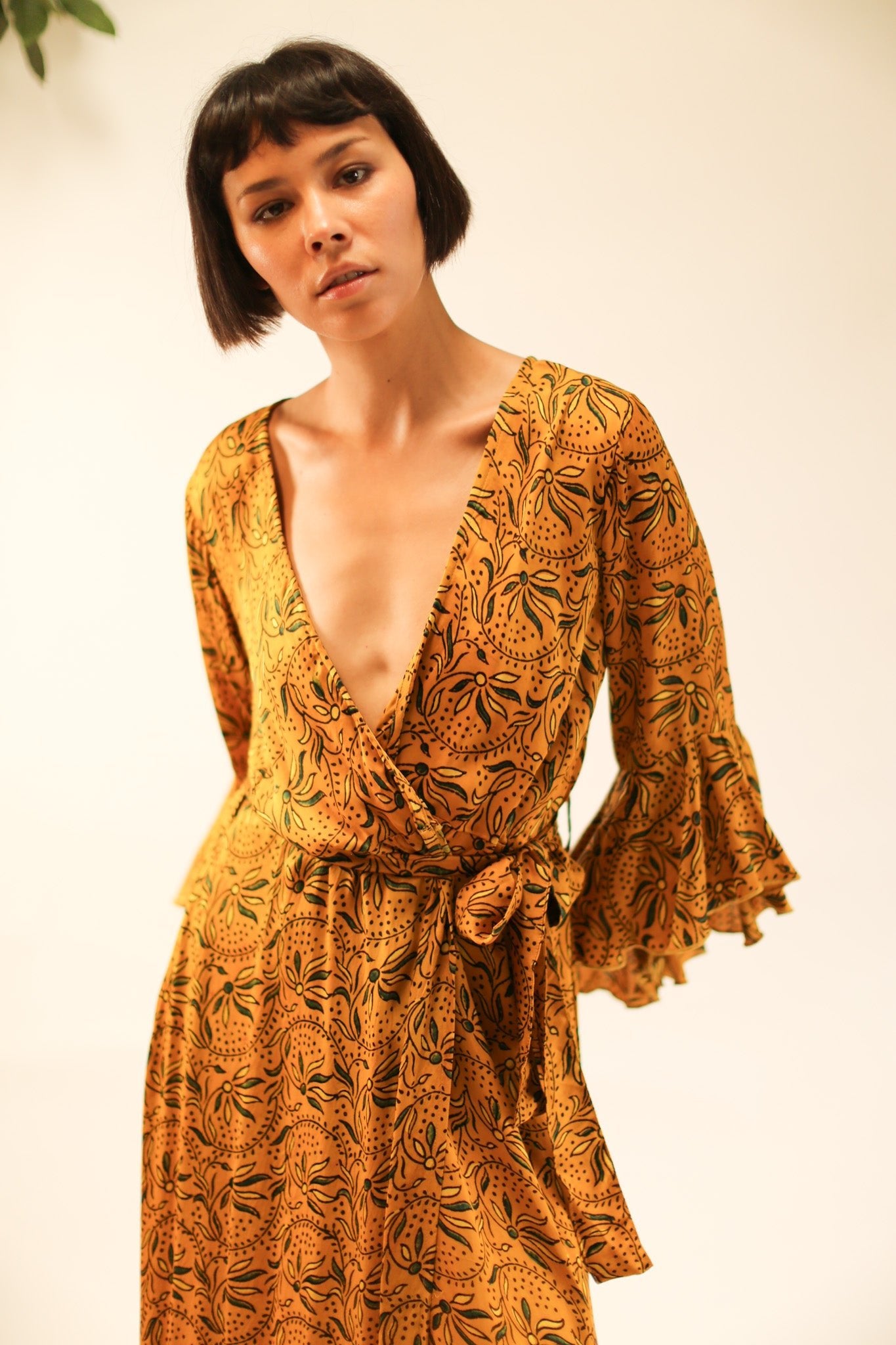 WRAP SILK DRESS KIMONO DAGMARA - MOMO STUDIO BERLIN - Berlin Concept Store - sustainable & ethical fashion