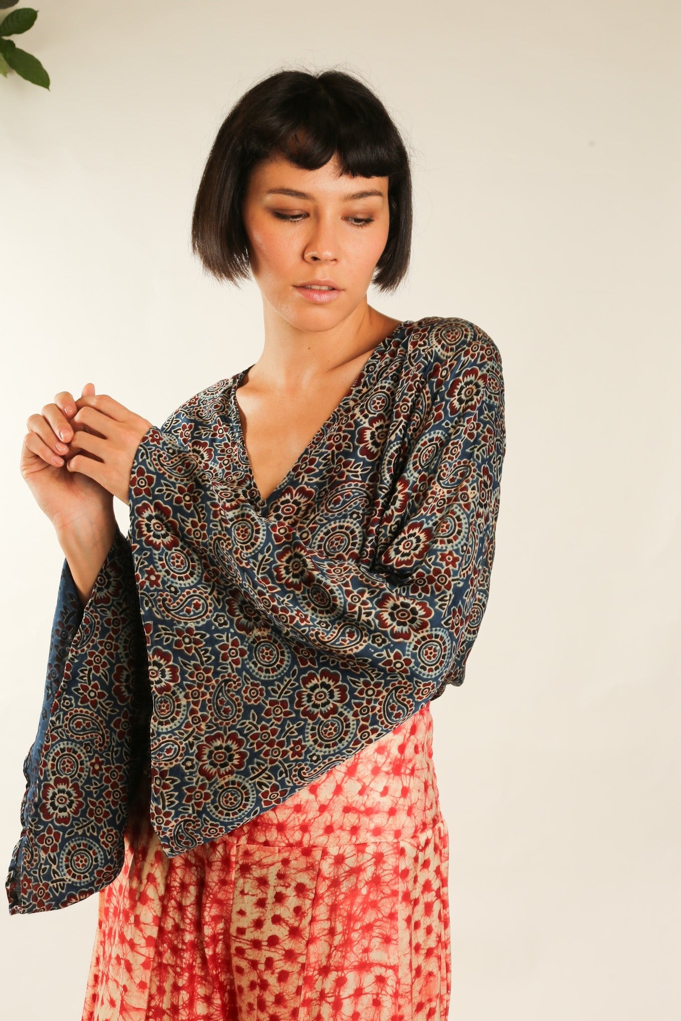 WRAP SILK TOP CELINA - MOMO STUDIO BERLIN - Berlin Concept Store - sustainable & ethical fashion