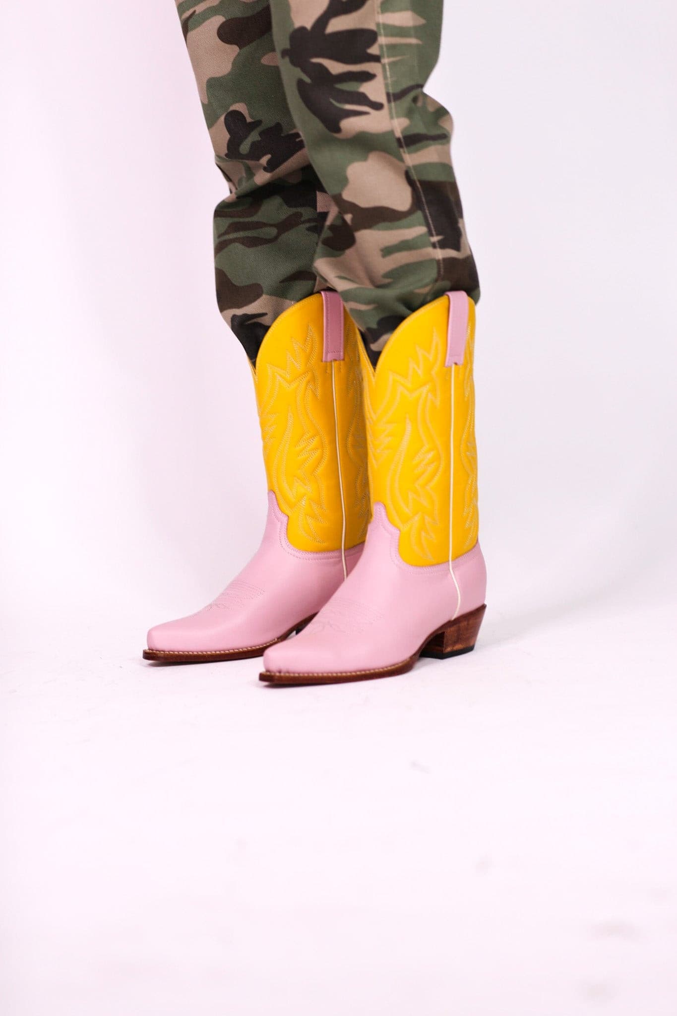 YELLOW PINK BOOTS MARJON - MOMO STUDIO BERLIN - Berlin Concept Store - sustainable & ethical fashion