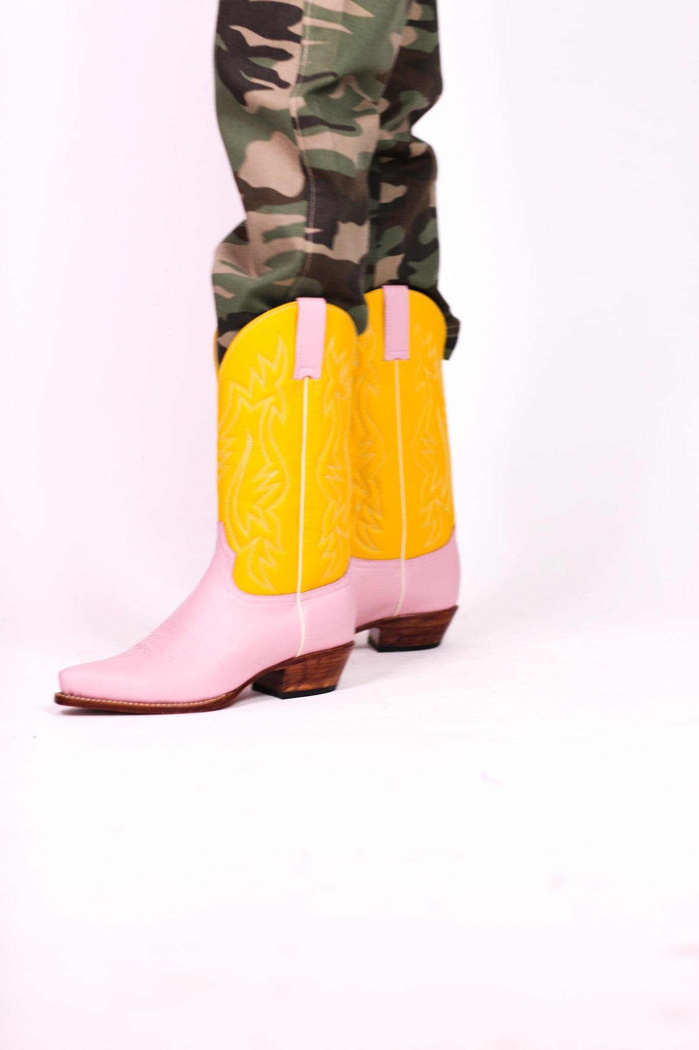 YELLOW PINK BOOTS MARJON - MOMO STUDIO BERLIN - Berlin Concept Store - sustainable & ethical fashion