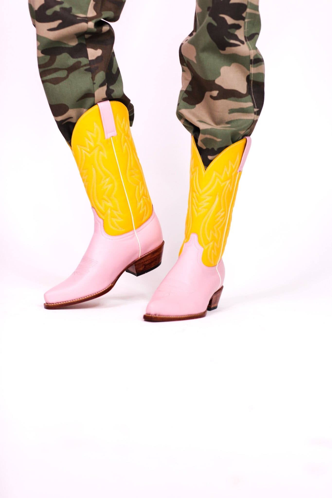 YELLOW PINK BOOTS MARJON - MOMO STUDIO BERLIN - Berlin Concept Store - sustainable & ethical fashion