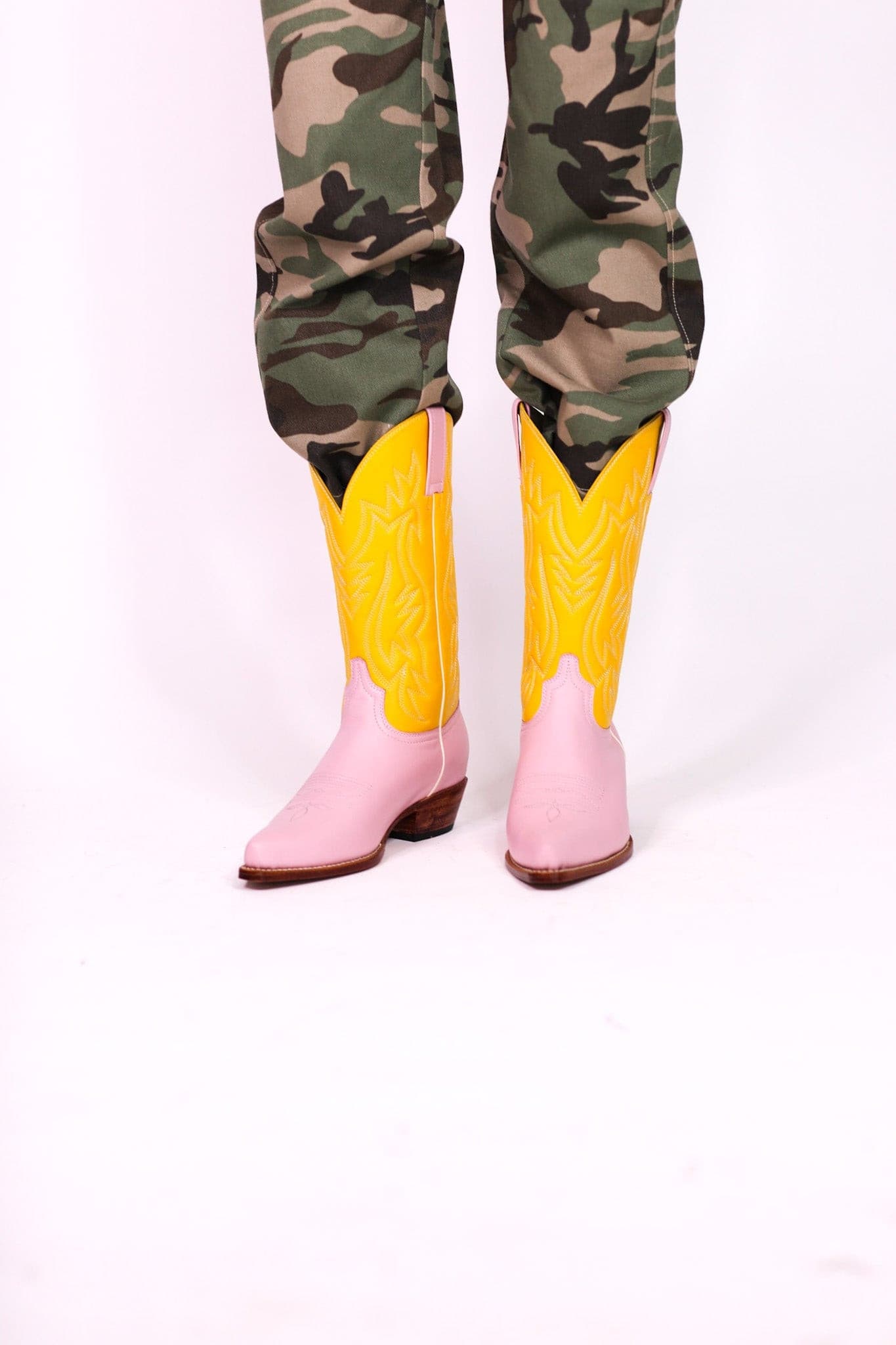 YELLOW PINK BOOTS MARJON - MOMO STUDIO BERLIN - Berlin Concept Store - sustainable & ethical fashion