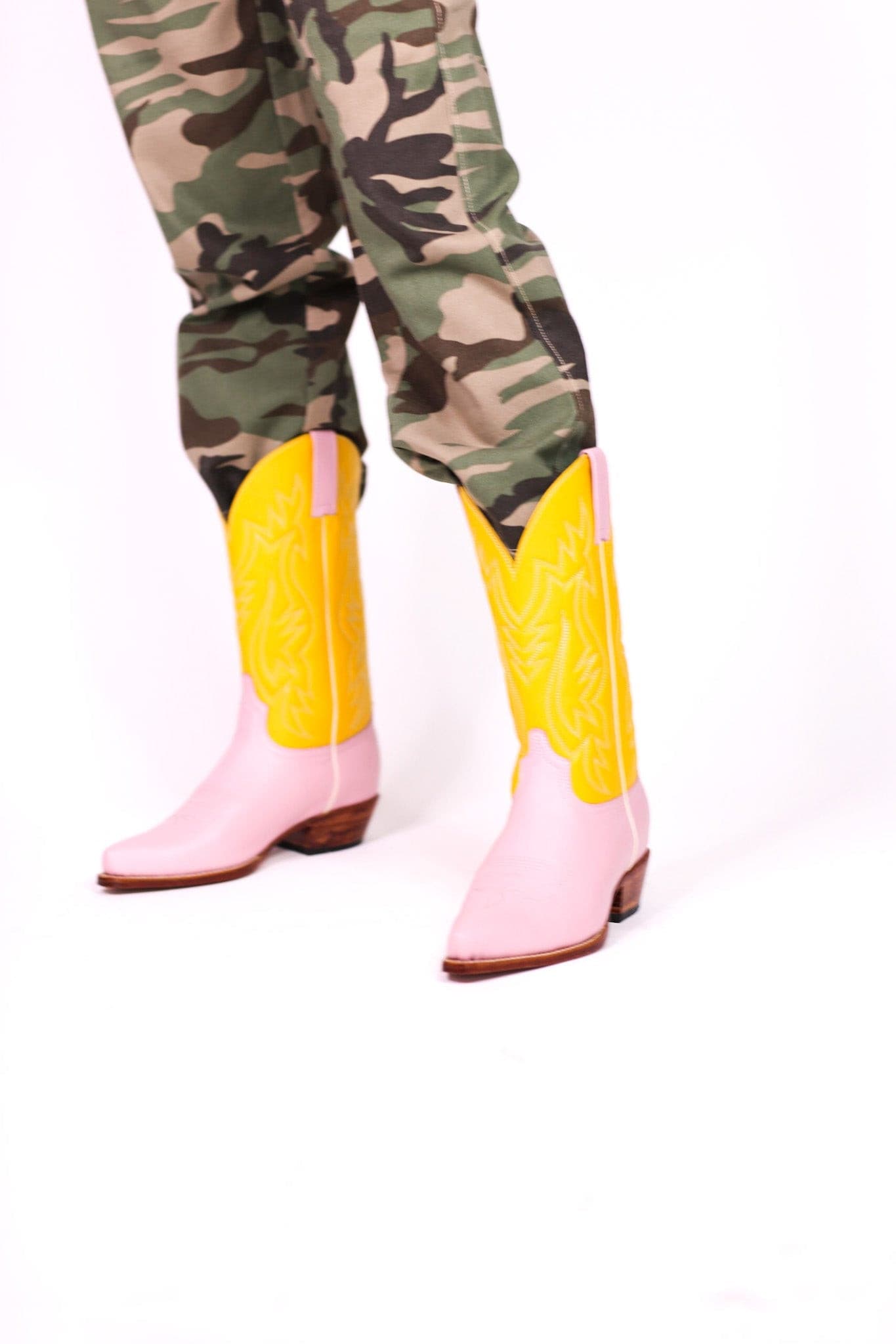 YELLOW PINK BOOTS MARJON - MOMO STUDIO BERLIN - Berlin Concept Store - sustainable & ethical fashion