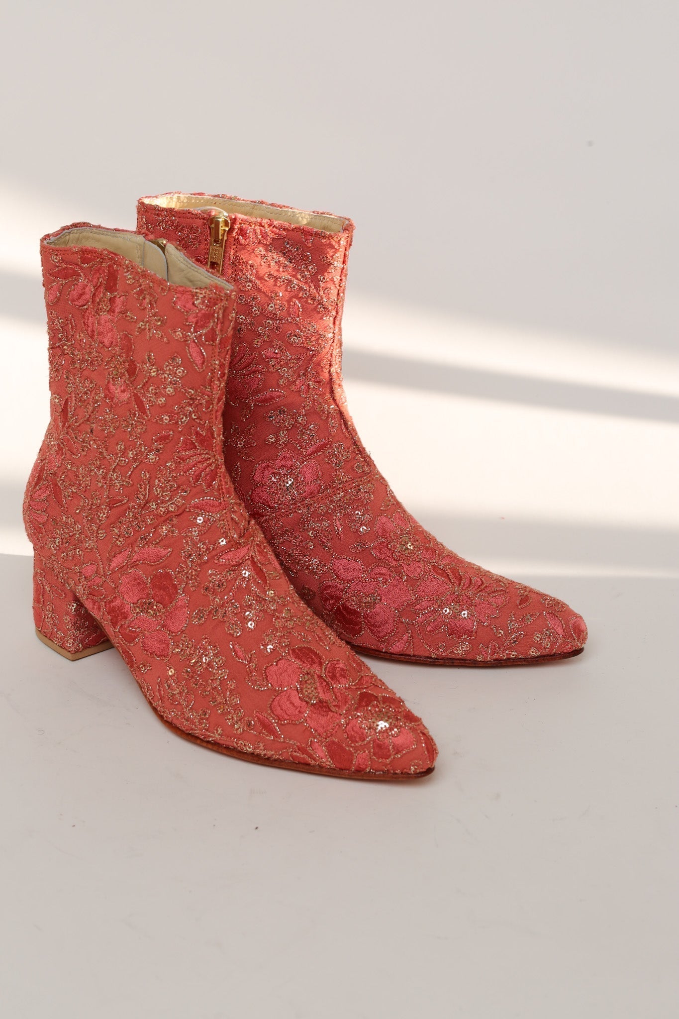 YOANNA SALMON EMBELLISHED ANKLE BOOTS - MOMO STUDIO BERLIN - Berlin Concept Store - sustainable & ethical fashion