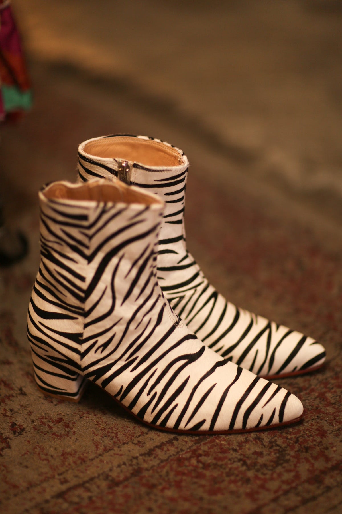 ZEBRA LEATHER BOOTS TOMINO - MOMO STUDIO BERLIN - Berlin Concept Store - sustainable & ethical fashion