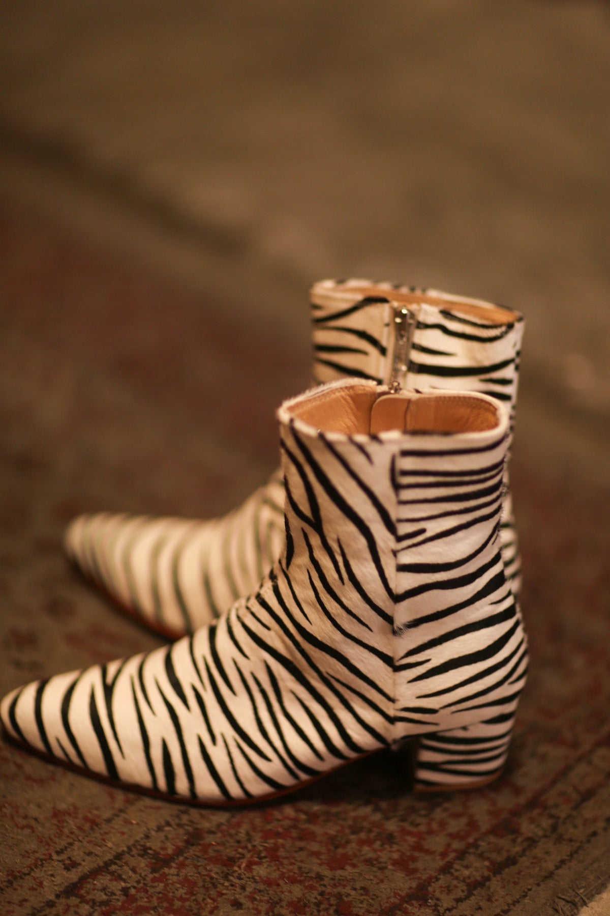 ZEBRA LEATHER BOOTS TOMINO - MOMO STUDIO BERLIN - Berlin Concept Store - sustainable & ethical fashion