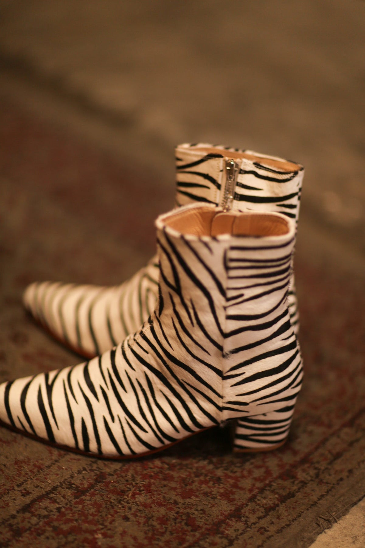 ZEBRA LEATHER BOOTS TOMINO - MOMO STUDIO BERLIN - Berlin Concept Store - sustainable & ethical fashion