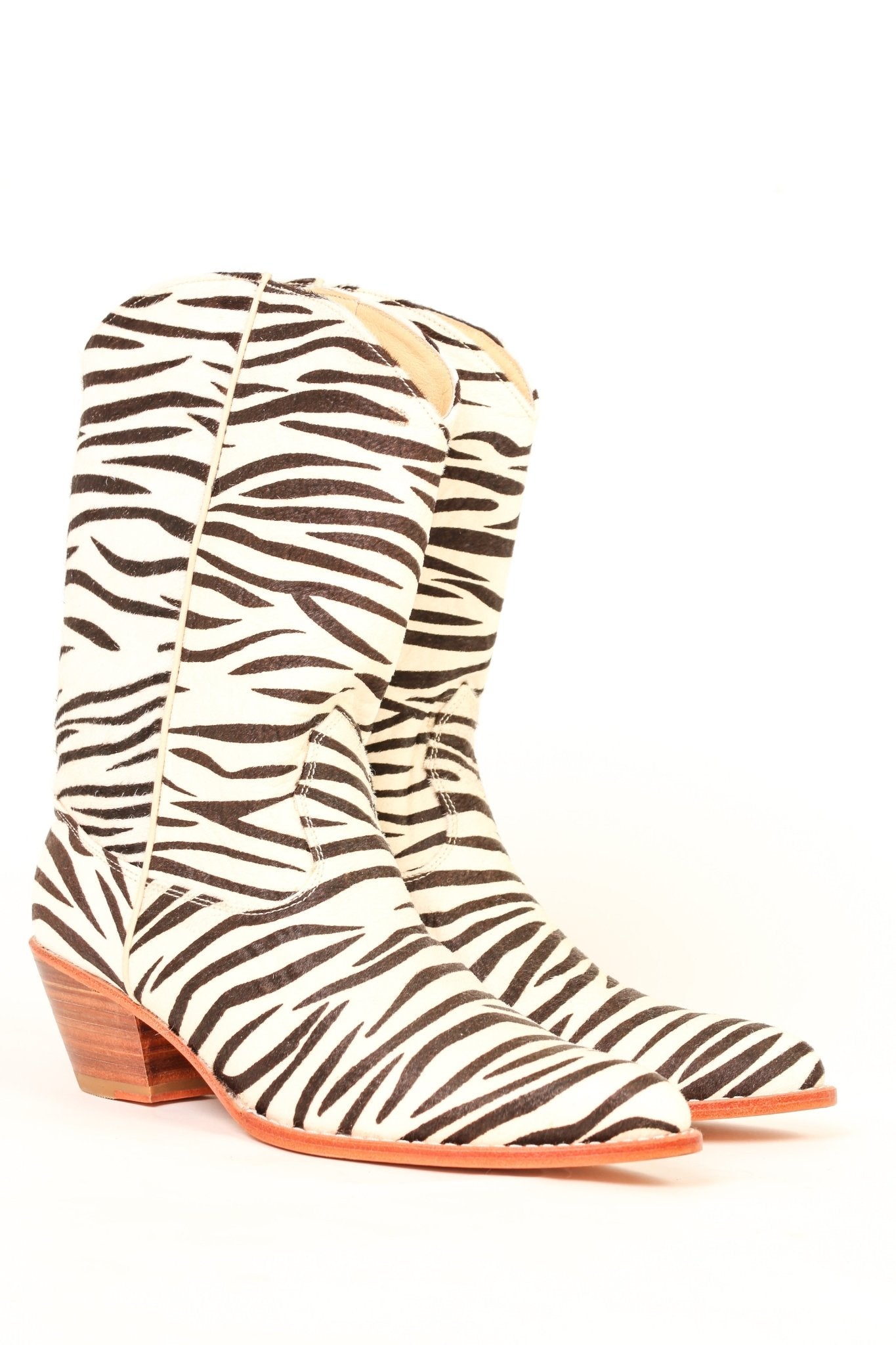 ZEBRA PRINT WESTERN BOOTS XENIAS - MOMO STUDIO BERLIN - Berlin Concept Store - sustainable & ethical fashion