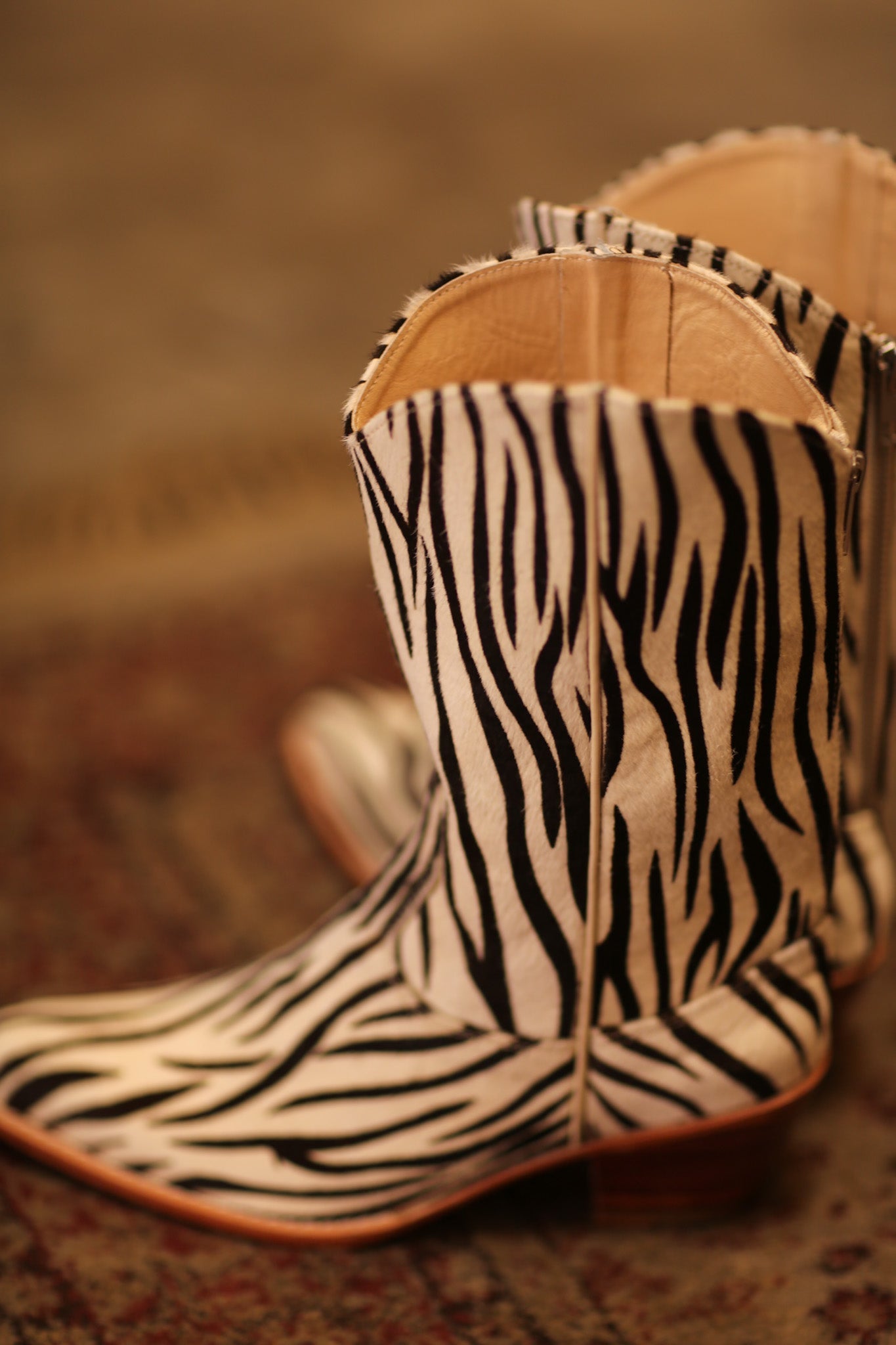 ZEBRA WESTERN BOOTS MILA - MOMO STUDIO BERLIN - Berlin Concept Store - sustainable & ethical fashion
