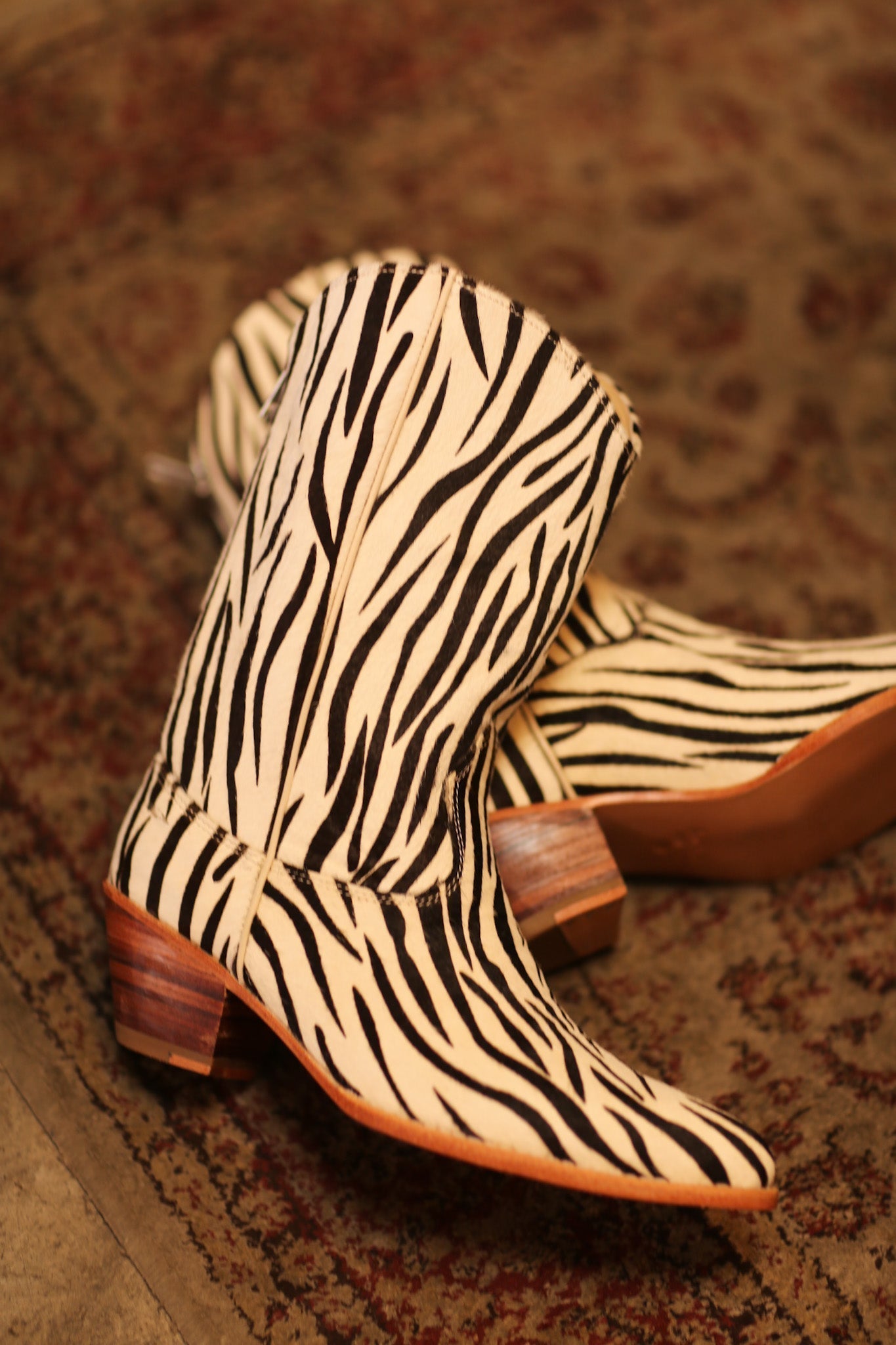 ZEBRA WESTERN BOOTS MILA - MOMO STUDIO BERLIN - Berlin Concept Store - sustainable & ethical fashion