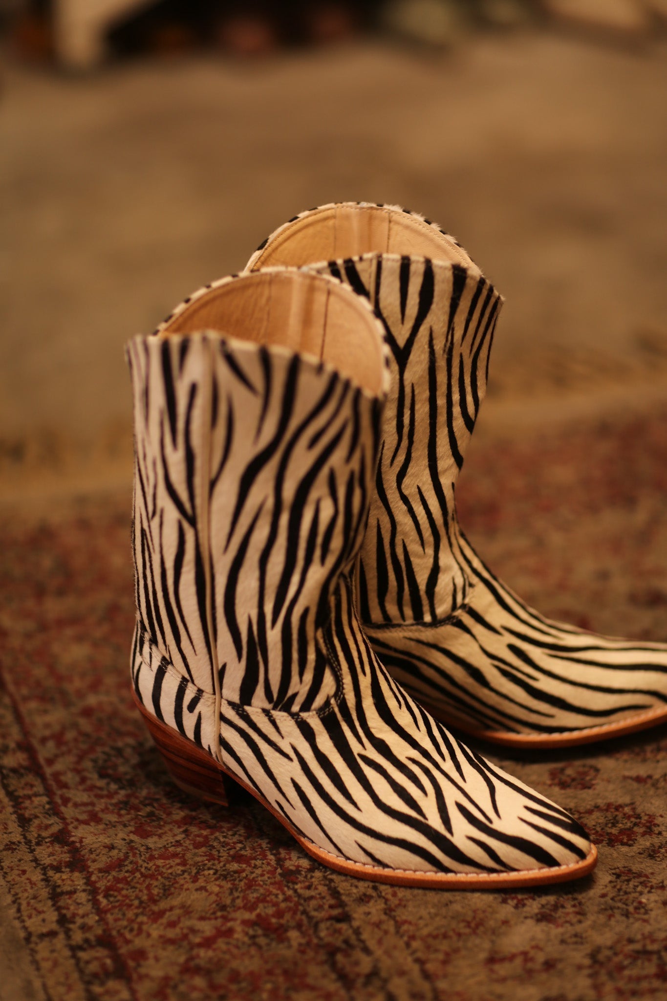ZEBRA WESTERN BOOTS MILA - MOMO STUDIO BERLIN - Berlin Concept Store - sustainable & ethical fashion