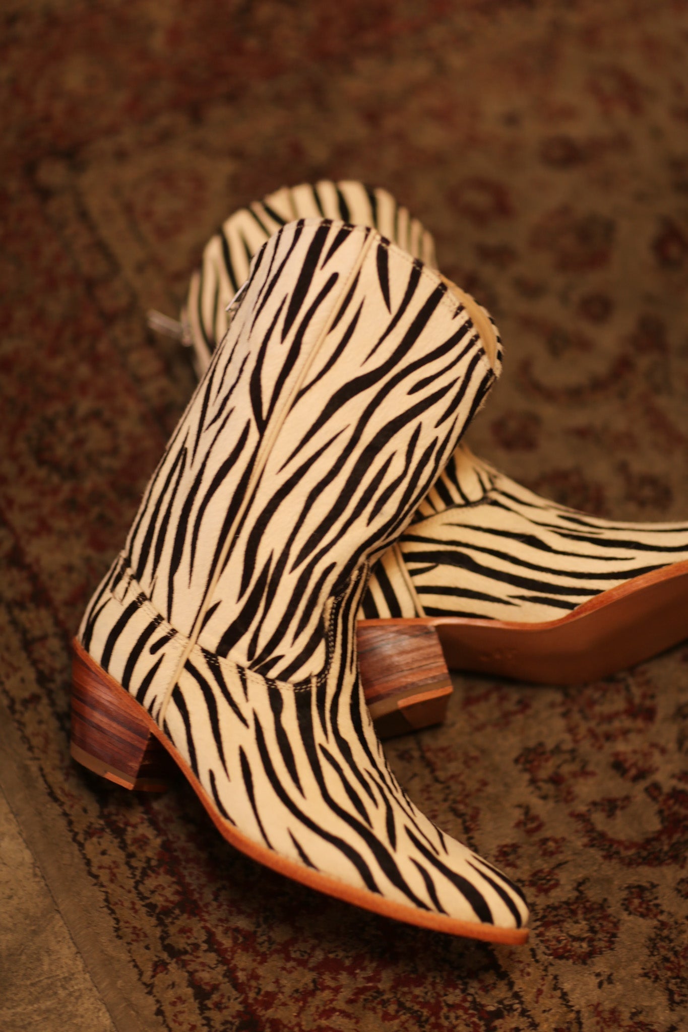 ZEBRA WESTERN BOOTS MILA - MOMO STUDIO BERLIN - Berlin Concept Store - sustainable & ethical fashion
