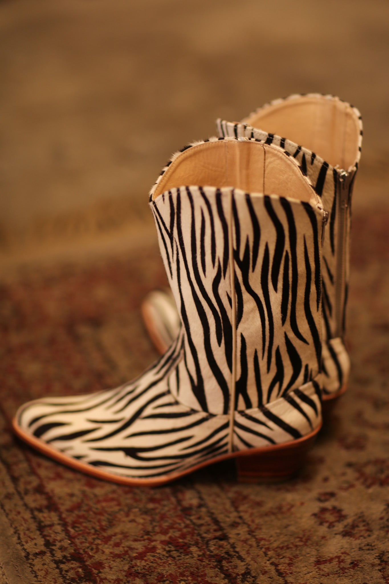 ZEBRA WESTERN BOOTS MILA - MOMO STUDIO BERLIN - Berlin Concept Store - sustainable & ethical fashion