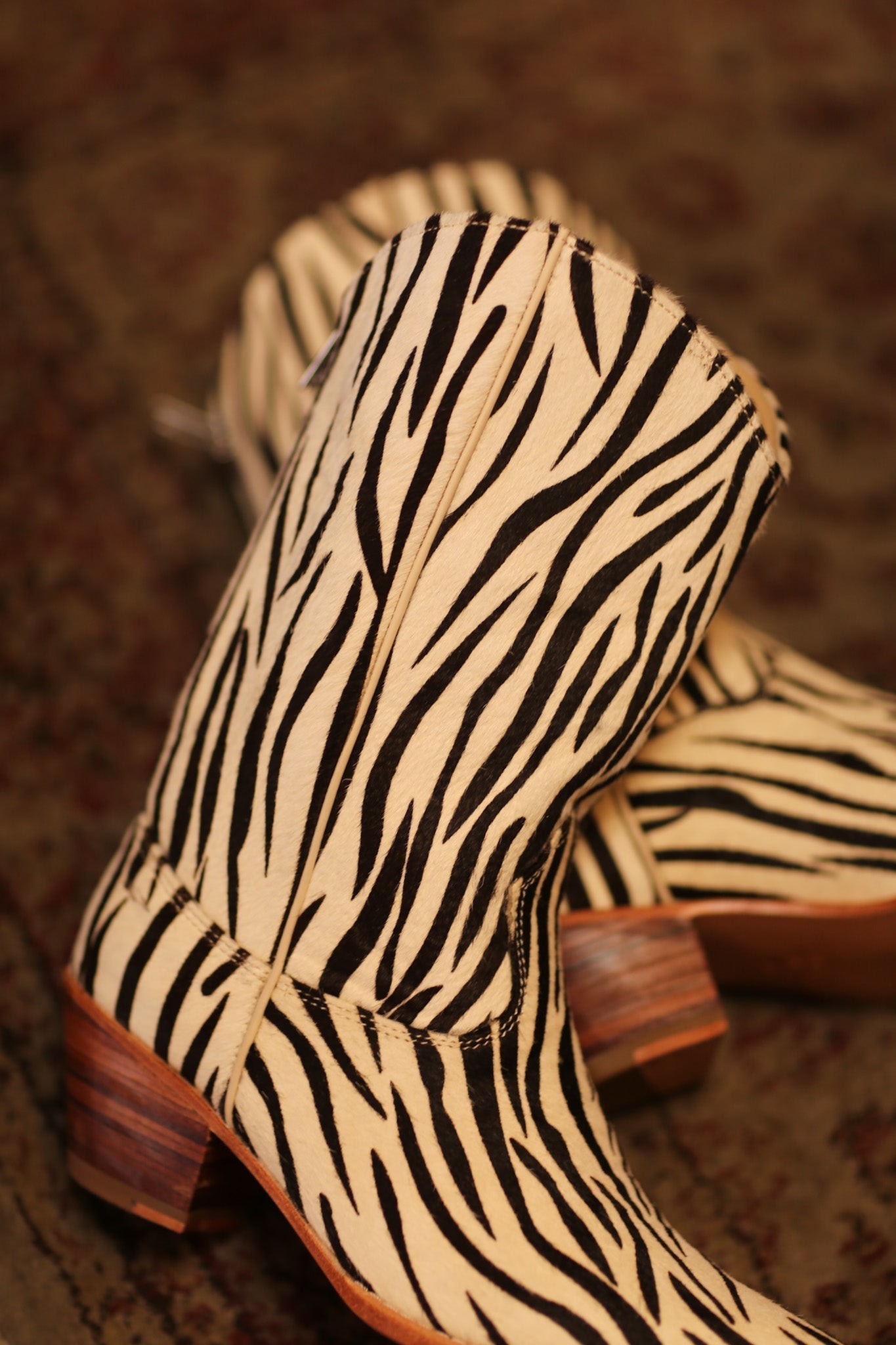 ZEBRA WESTERN BOOTS MILA - MOMO STUDIO BERLIN - Berlin Concept Store - sustainable & ethical fashion
