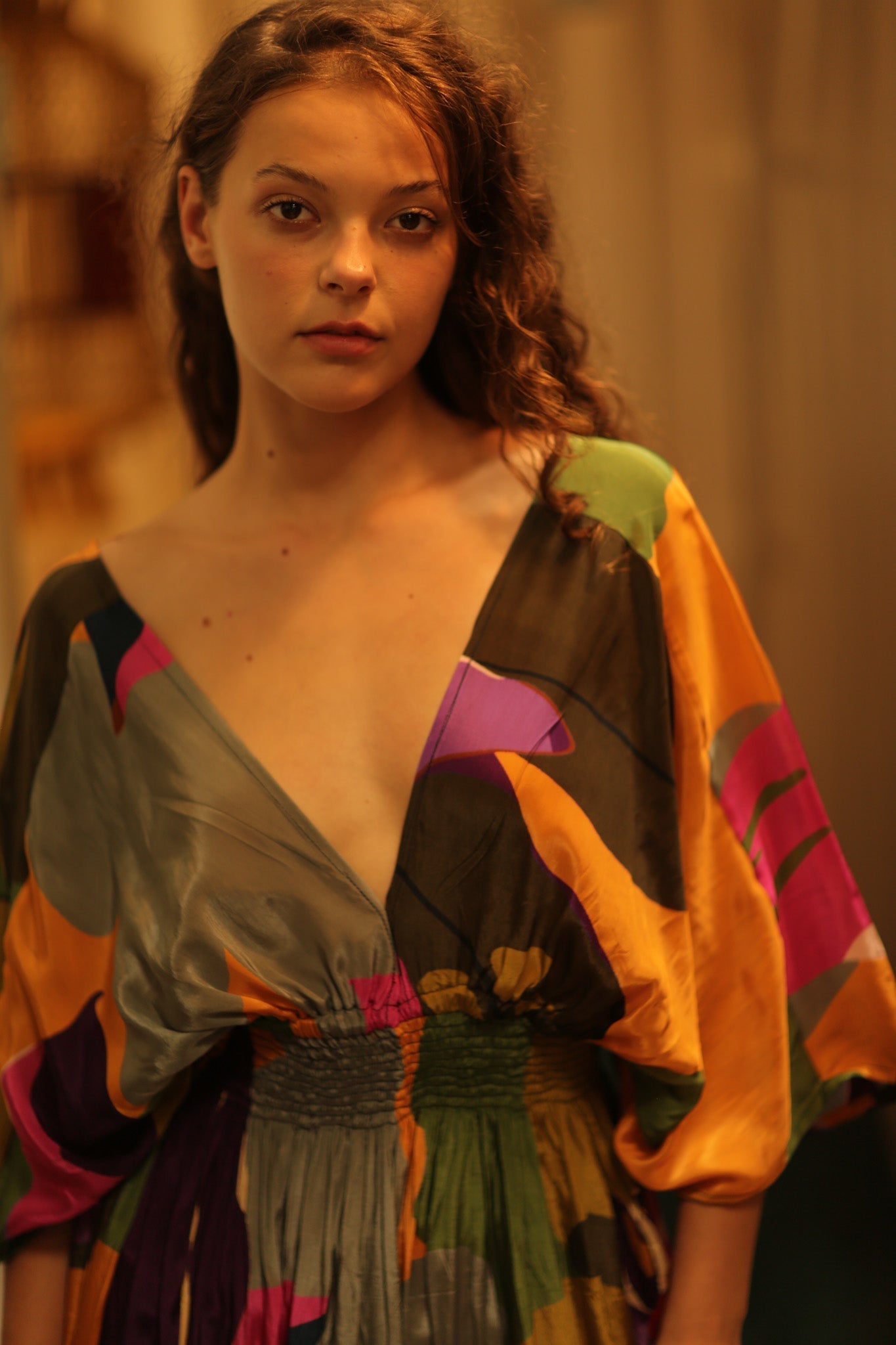 ZURI SILK DRESS CARNIVAL - MOMO STUDIO BERLIN - Berlin Concept Store - sustainable & ethical fashion