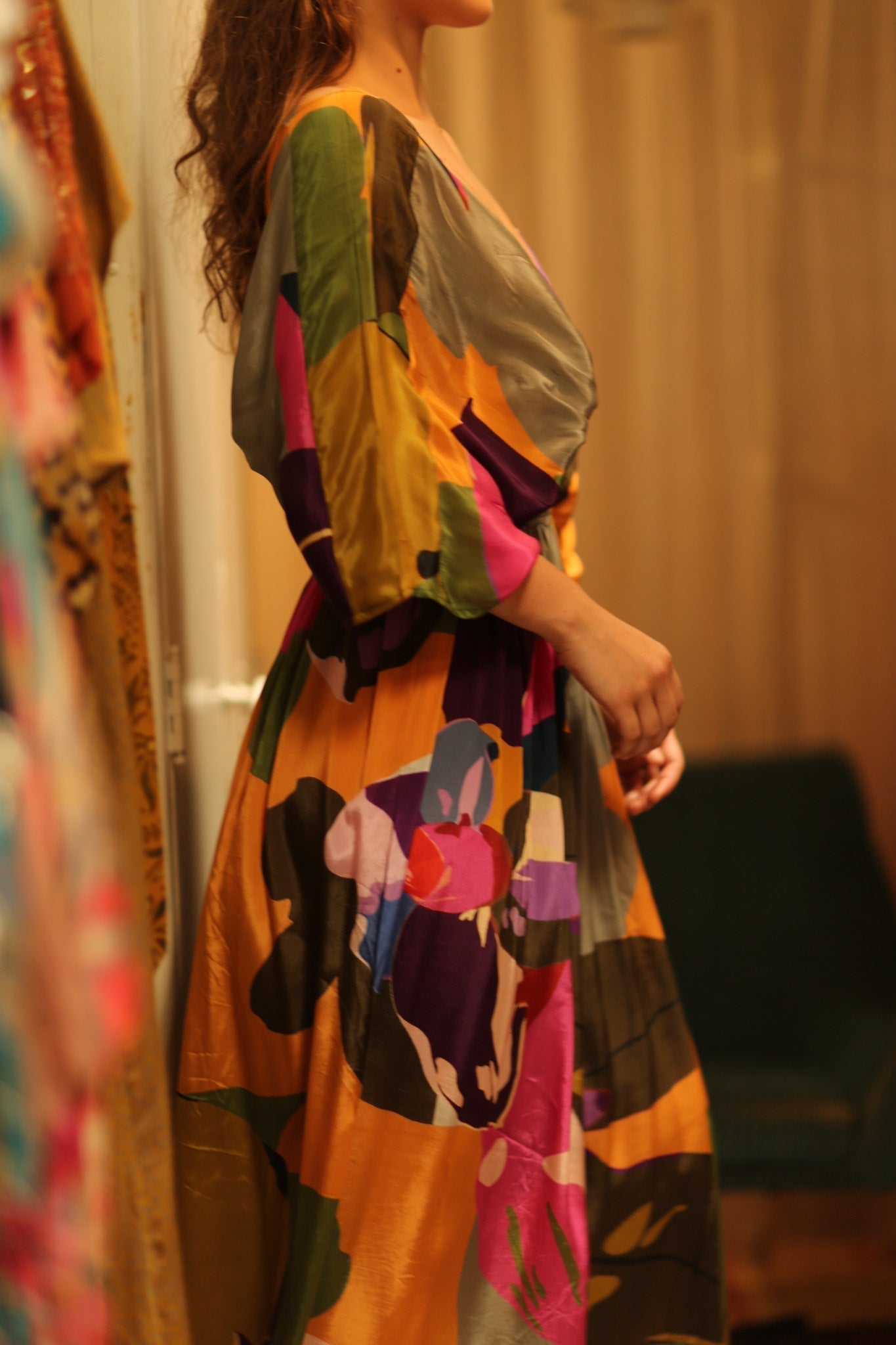 ZURI SILK DRESS CARNIVAL - MOMO STUDIO BERLIN - Berlin Concept Store - sustainable & ethical fashion