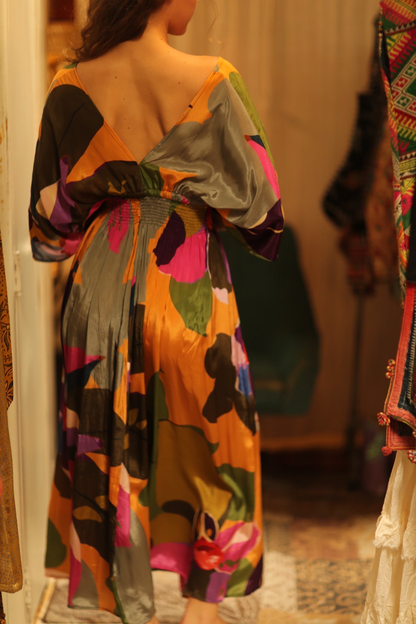 ZURI SILK DRESS CARNIVAL - MOMO STUDIO BERLIN - Berlin Concept Store - sustainable & ethical fashion