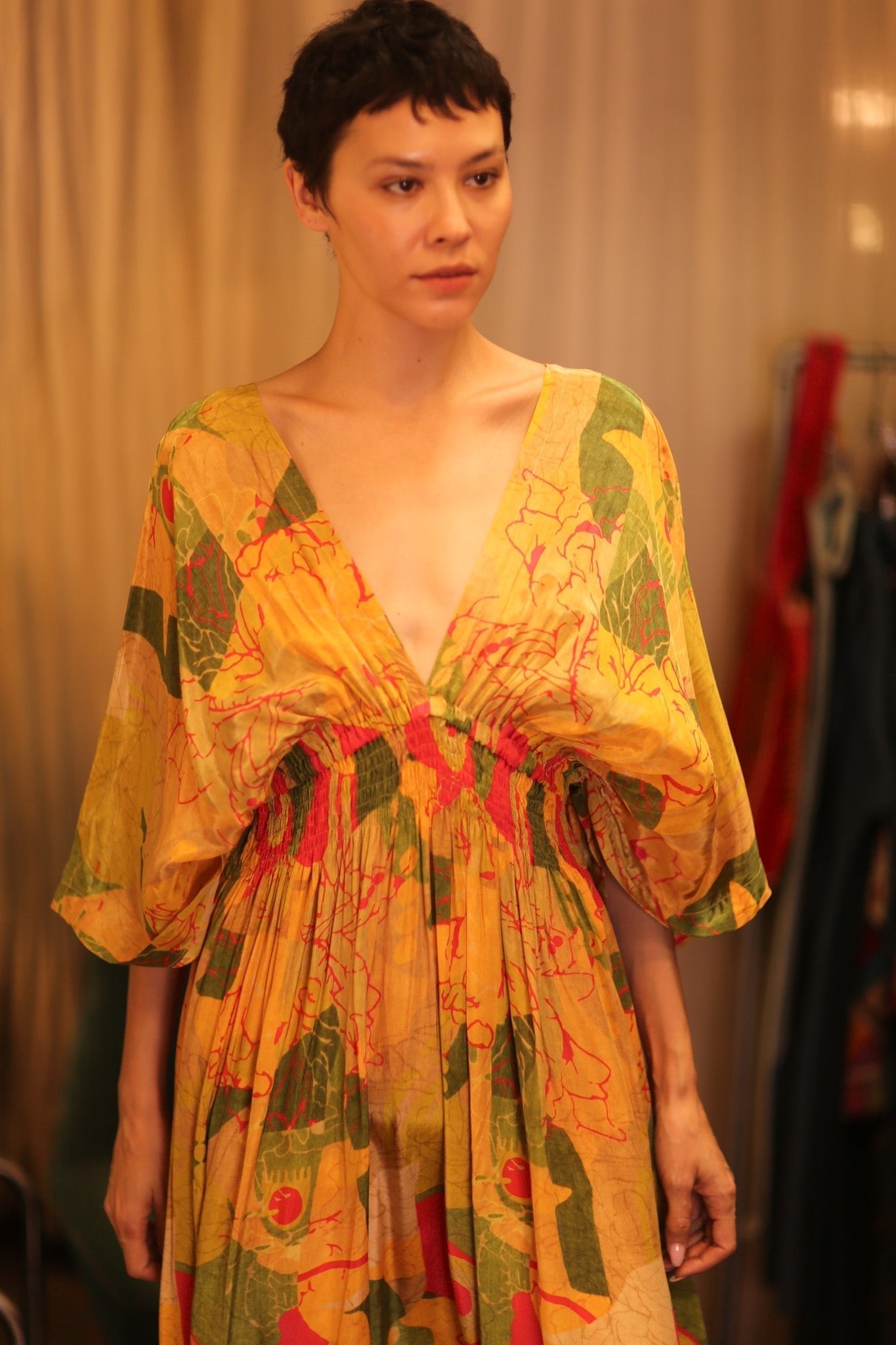 ZURI SILK DRESS WINTWAR - MOMO STUDIO BERLIN - Berlin Concept Store - sustainable & ethical fashion