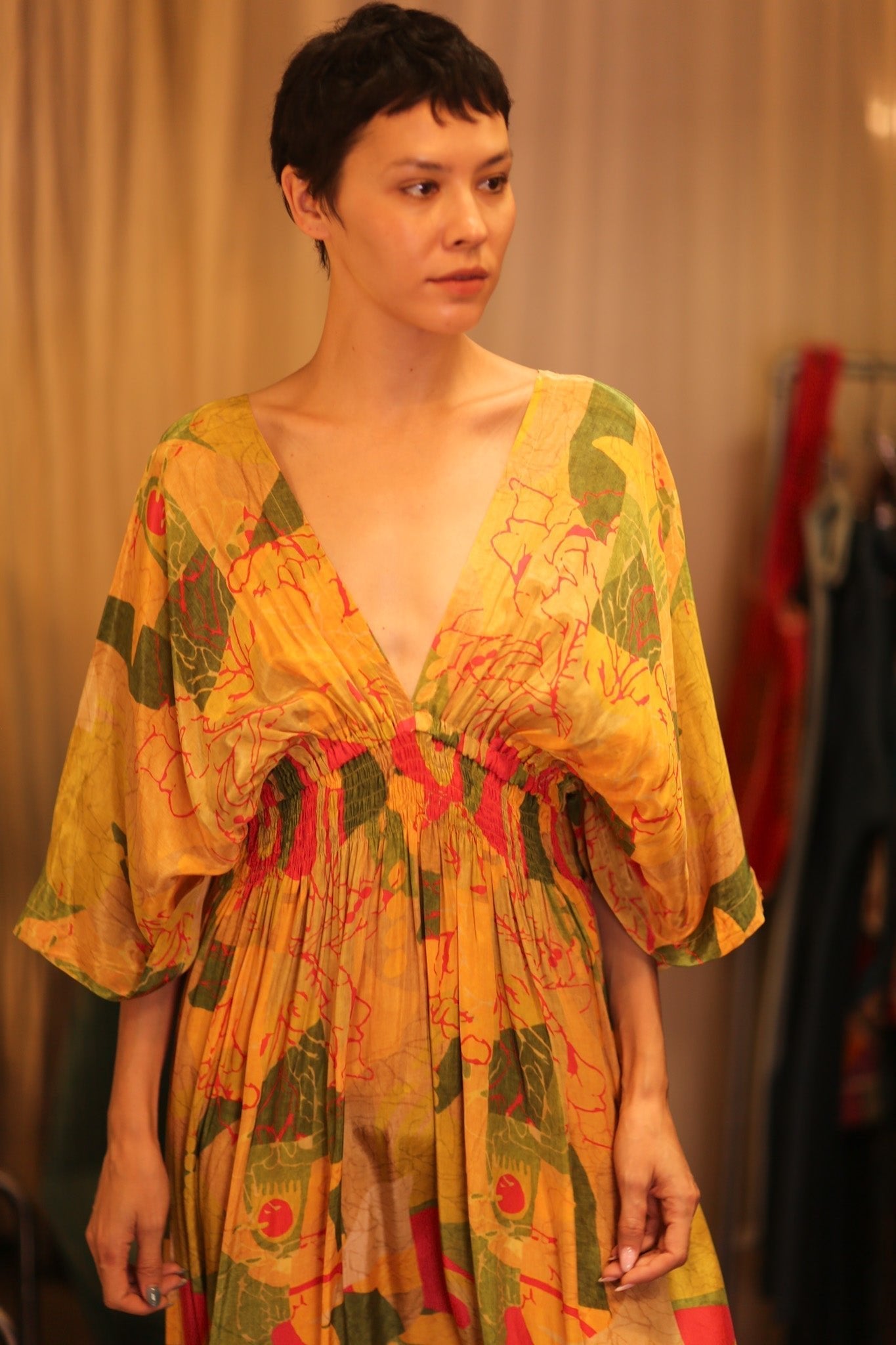 ZURI SILK DRESS WINTWAR - MOMO STUDIO BERLIN - Berlin Concept Store - sustainable & ethical fashion
